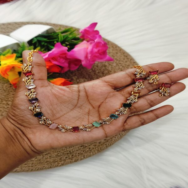 AD Stone Necklace Set (Code: Nck102) - Image 2