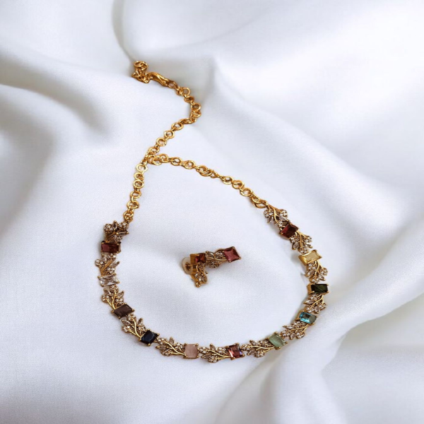 AD Stone Necklace Set (Code: Nck102) - Image 3