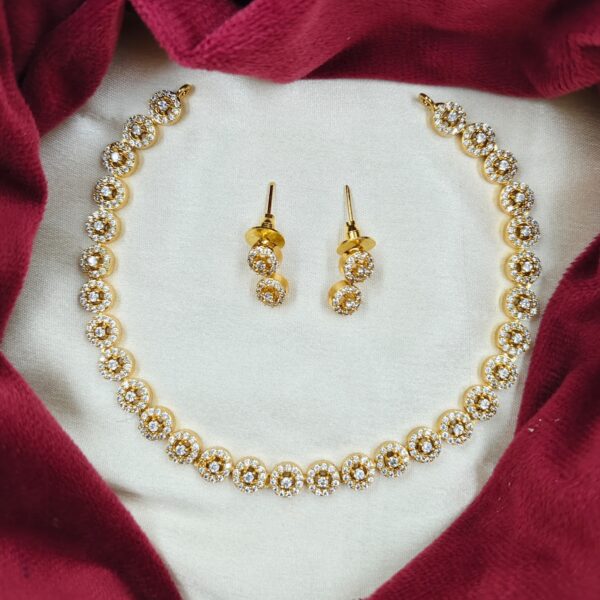 AD Stone Necklace set (Code: Nck104)