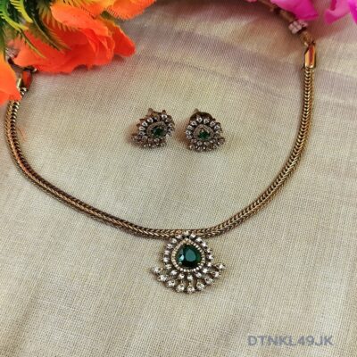 AD Stone Necklace set